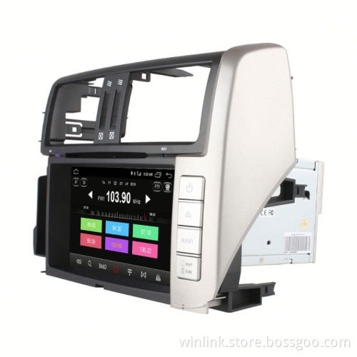 Ownice 4 core 2G RAM Car stereo for Toyota Prado 2010 2011 2012 2013 with multimedia player With WIFI gps rds BT radio